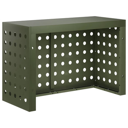 Air Conditioner Cover Olive Green 90 x 40 x 60 cm Steel