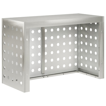 Air Conditioner Cover Silver 90 x 40 x 60 cm Stainless Steel