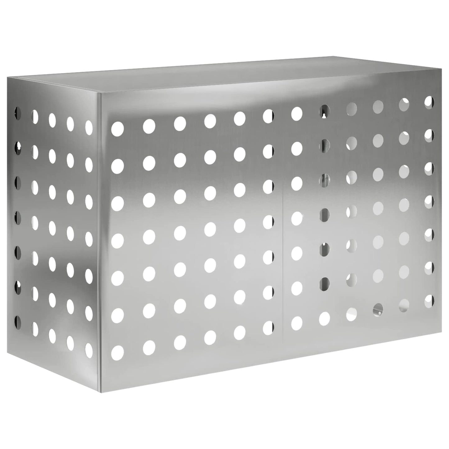 Air Conditioner Cover Silver 90 x 40 x 60 cm Galvanised Steel