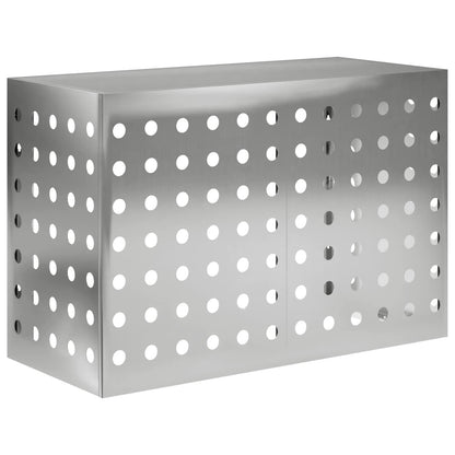 Air Conditioner Cover Silver 90 x 40 x 60 cm Galvanised Steel