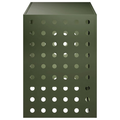 Air Conditioner Cover Olive Green 100 x 50 x 70 cm Steel