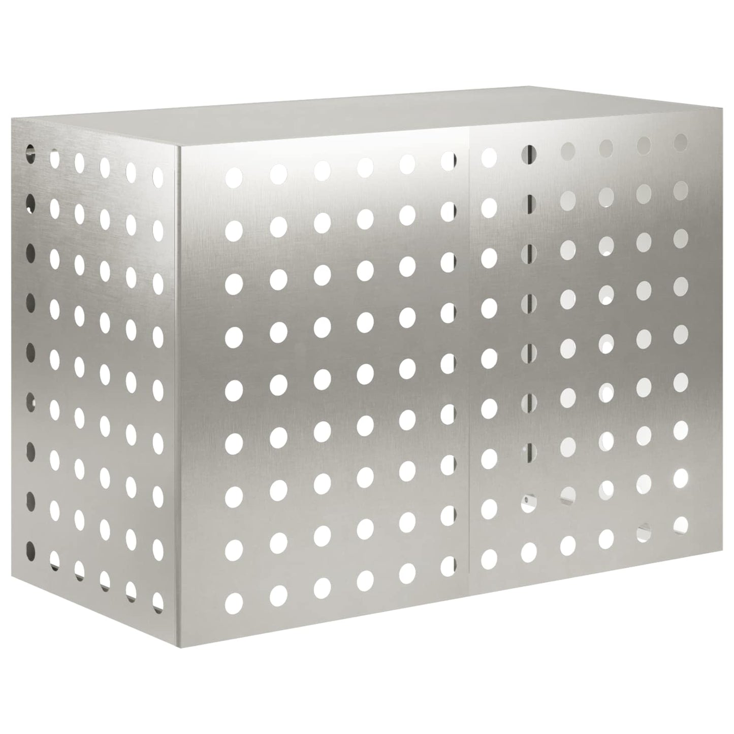 Air Conditioner Cover Silver 100 x 50 x 70 cm Stainless Steel