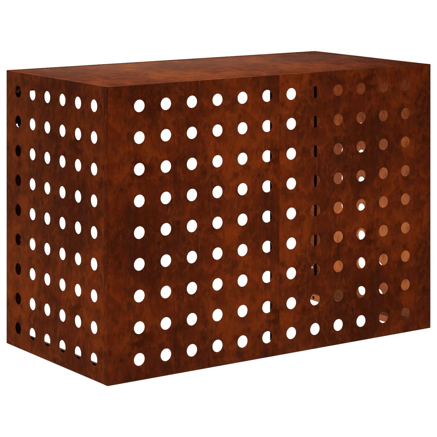 Air Conditioner Cover Rusty 100 x 50 x 70 cm Weathering Steel