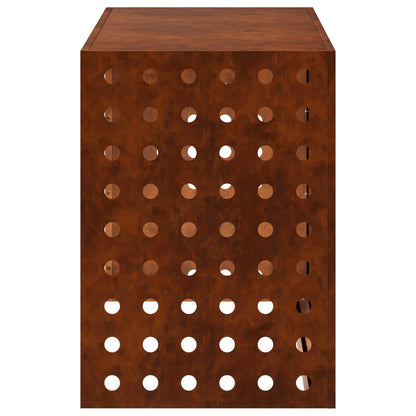 Air Conditioner Cover Rusty 100 x 50 x 70 cm Weathering Steel