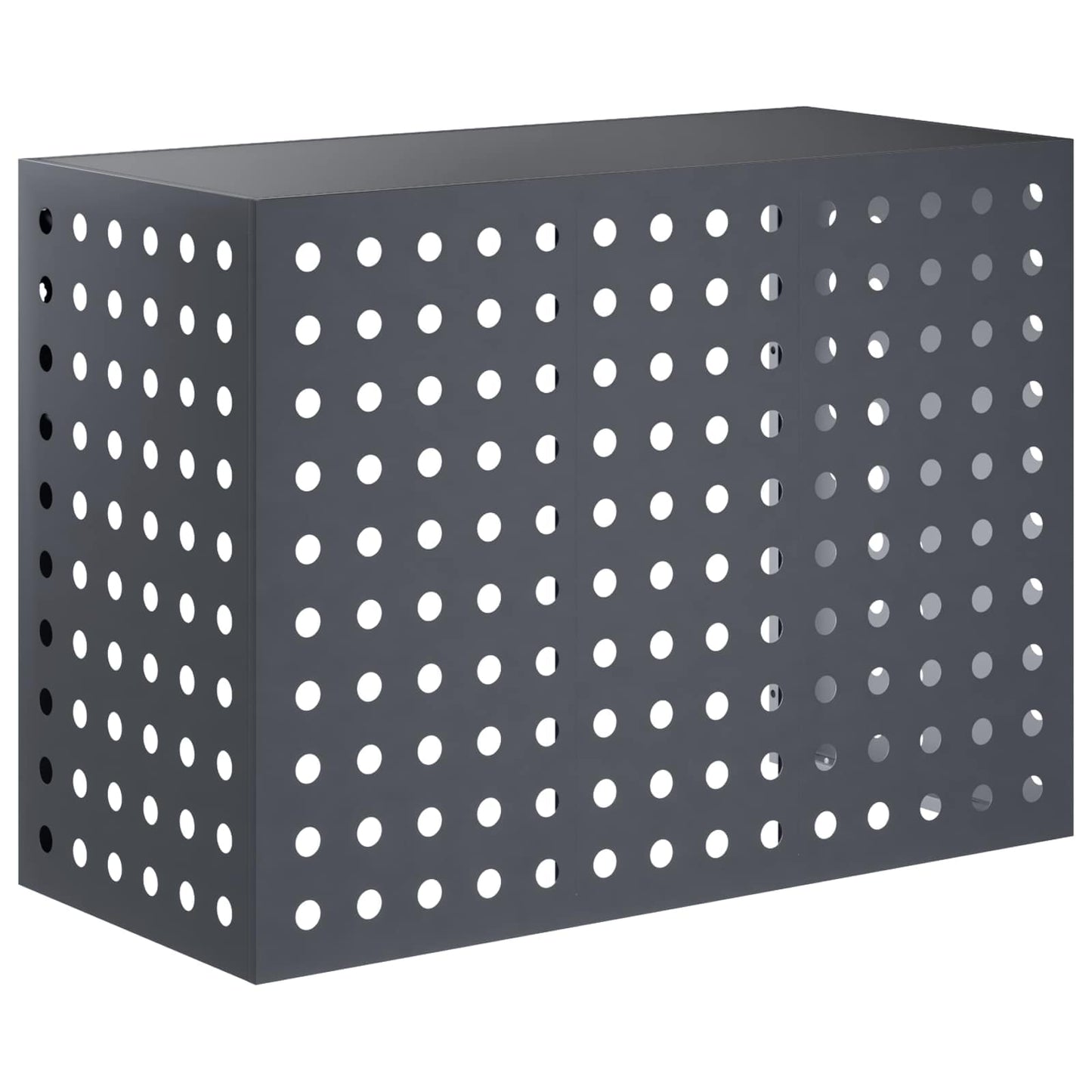 Air Conditioner Cover Anthracite 110 x 50 x 80 cm Steel