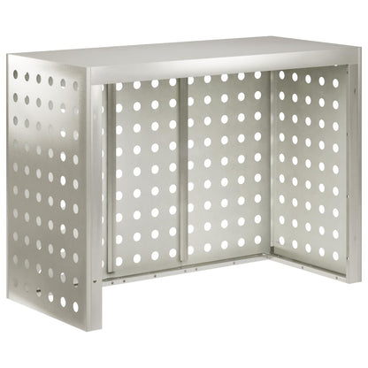 Air Conditioner Cover Silver 110 x 50 x 80 cm Stainless Steel
