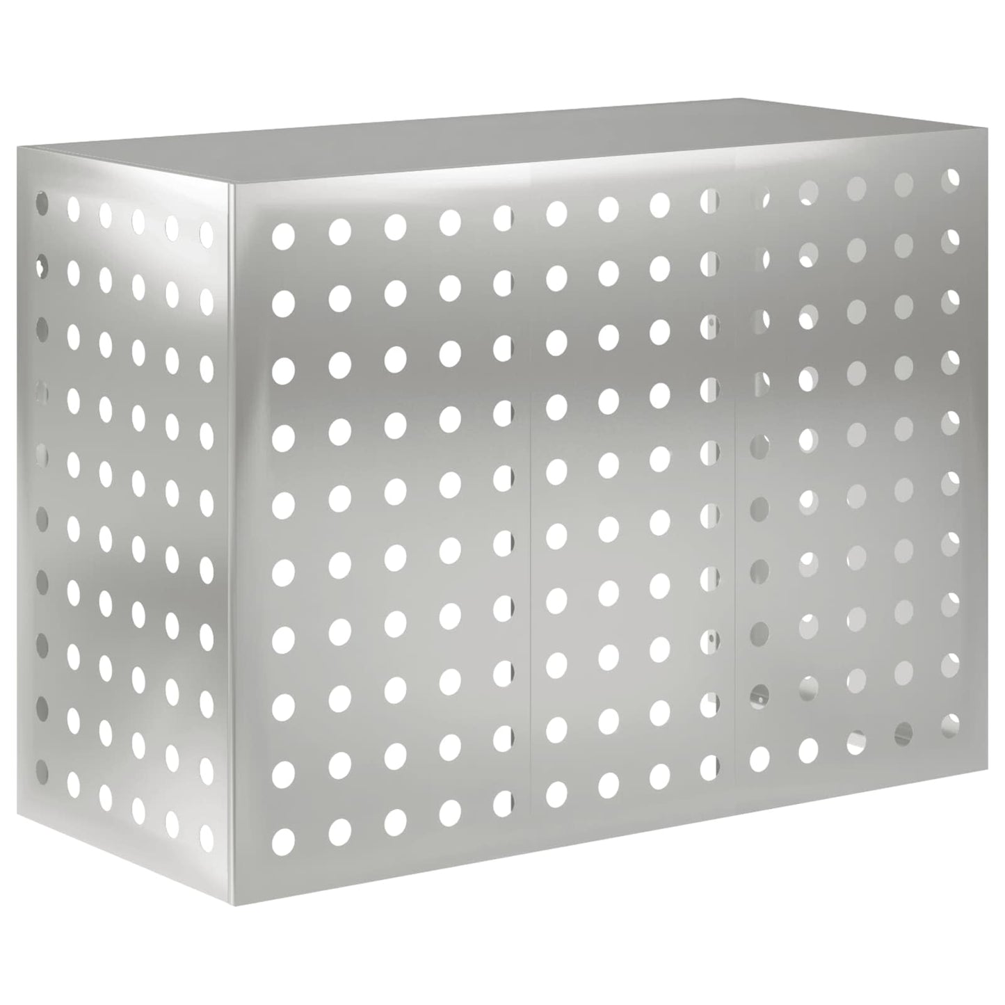 Air Conditioner Cover Silver 110 x 50 x 80 cm Galvanised Steel