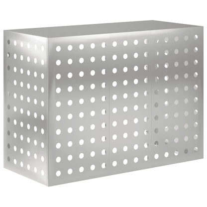 Air Conditioner Cover Silver 110 x 50 x 80 cm Galvanised Steel