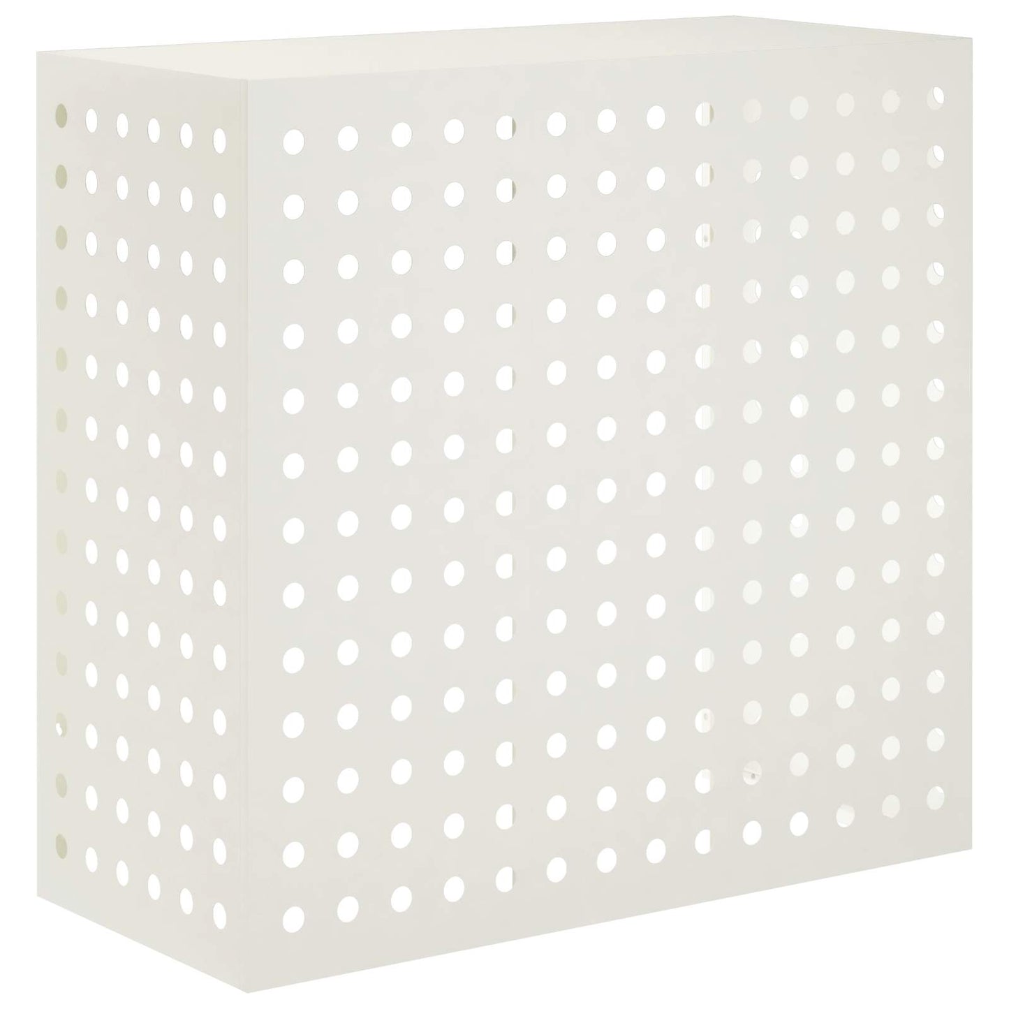 Air Conditioner Cover White 110 x 50 x 105 cm Steel