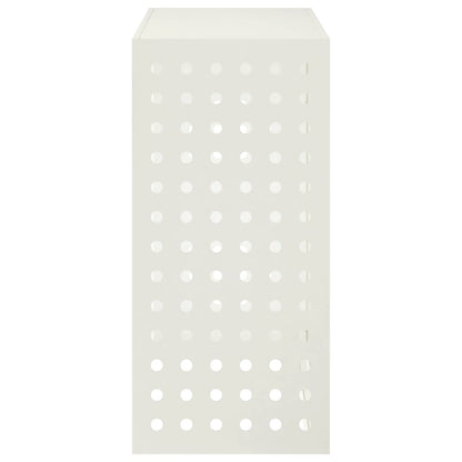 Air Conditioner Cover White 110 x 50 x 105 cm Steel