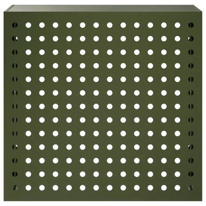 Air Conditioner Cover Olive Green 110 x 50 x 105 cm Steel