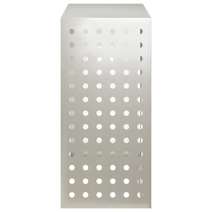 Air Conditioner Cover Silver 110 x 50 x 105 cm Stainless Steel