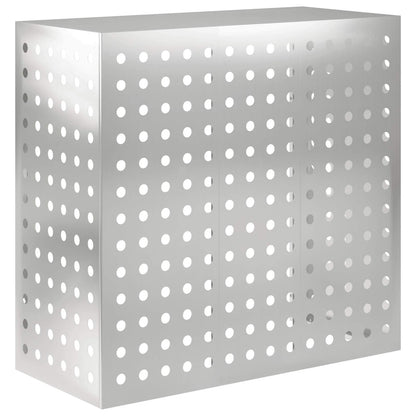Air Conditioner Cover Silver 110 x 50 x 105 cm Galvanised Steel
