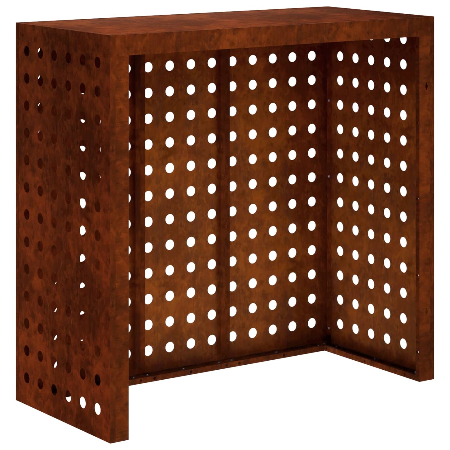 Air Conditioner Cover Rusty 110 x 50 x 105 cm Weathering Steel