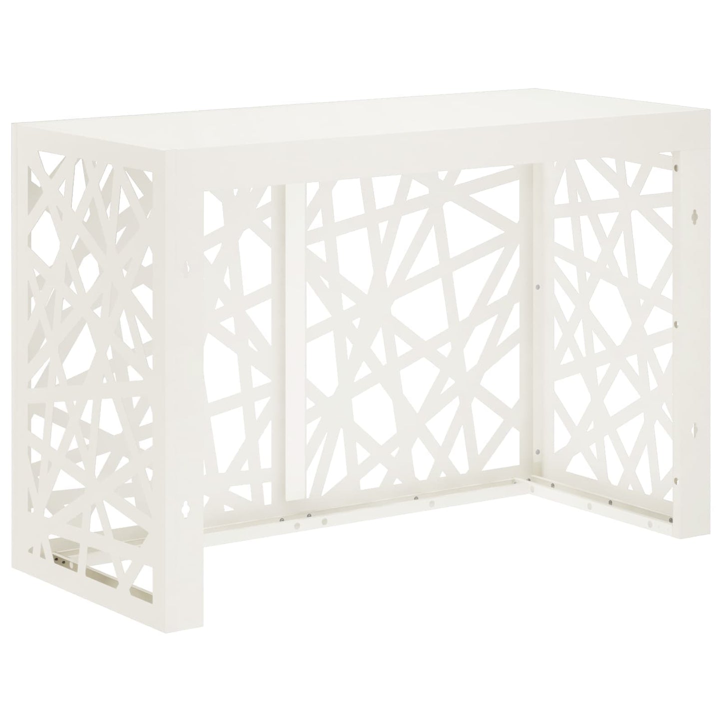 Air Conditioner Cover White 90 x 40 x 60 cm Steel
