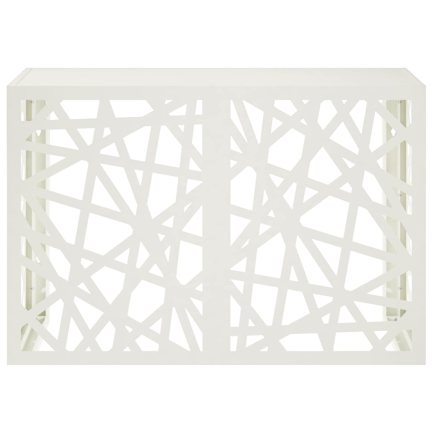 Air Conditioner Cover White 90 x 40 x 60 cm Steel