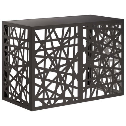 Air Conditioner Cover Black 100 x 50 x 70 cm Steel