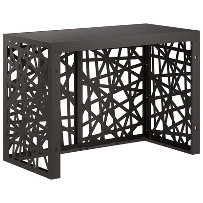 Air Conditioner Cover Black 100 x 50 x 70 cm Steel