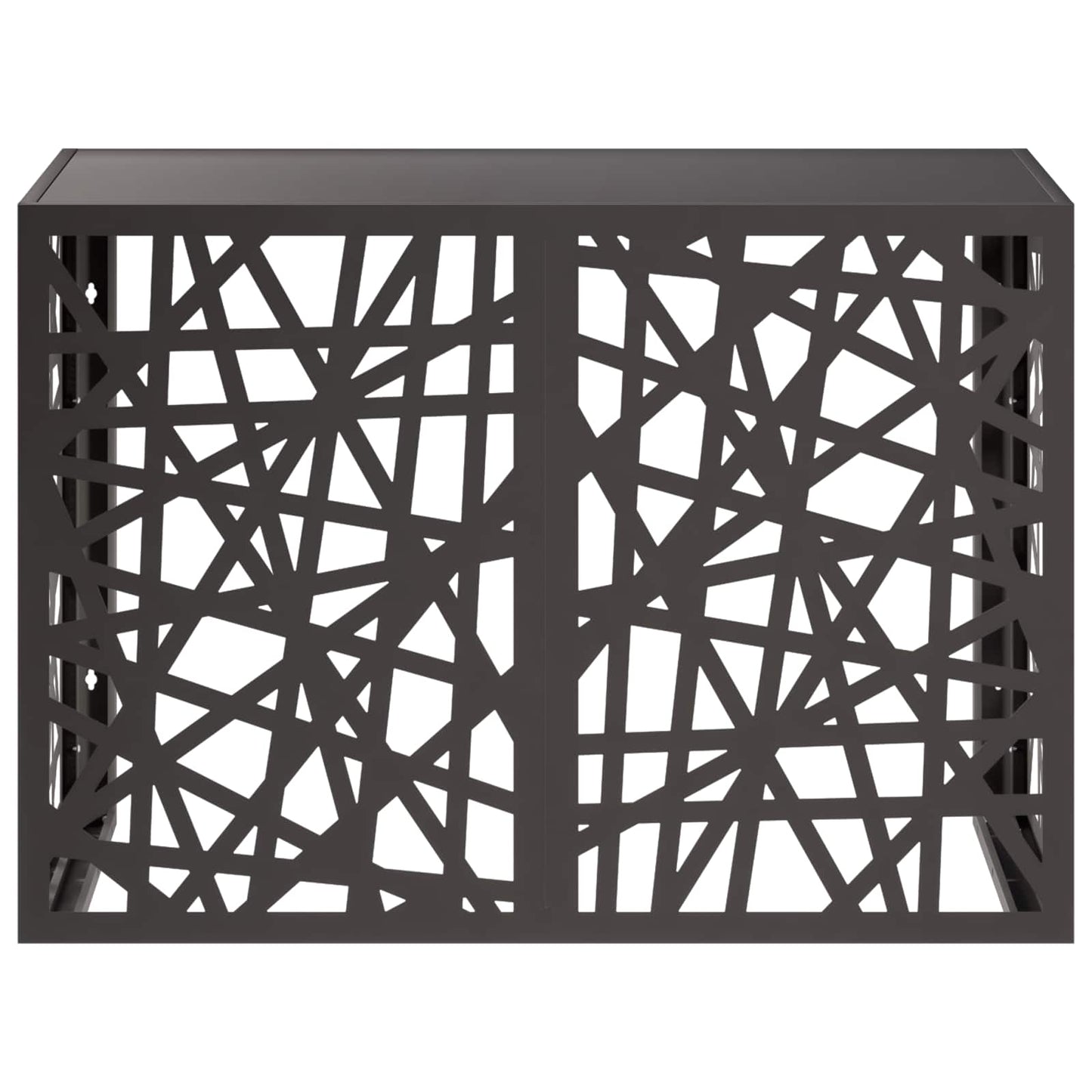 Air Conditioner Cover Black 100 x 50 x 70 cm Steel