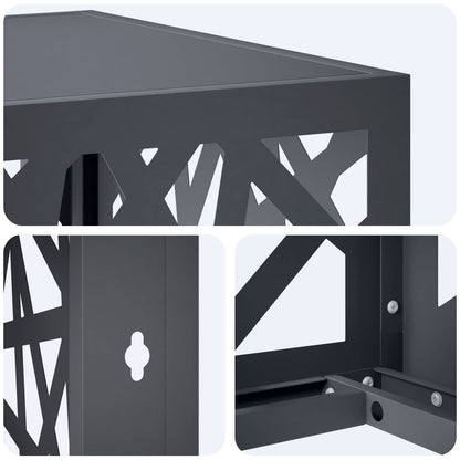 Air Conditioner Cover Anthracite 100 x 50 x 70 cm Steel