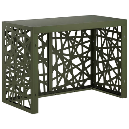 Air Conditioner Cover Olive Green 100 x 50 x 70 cm Steel