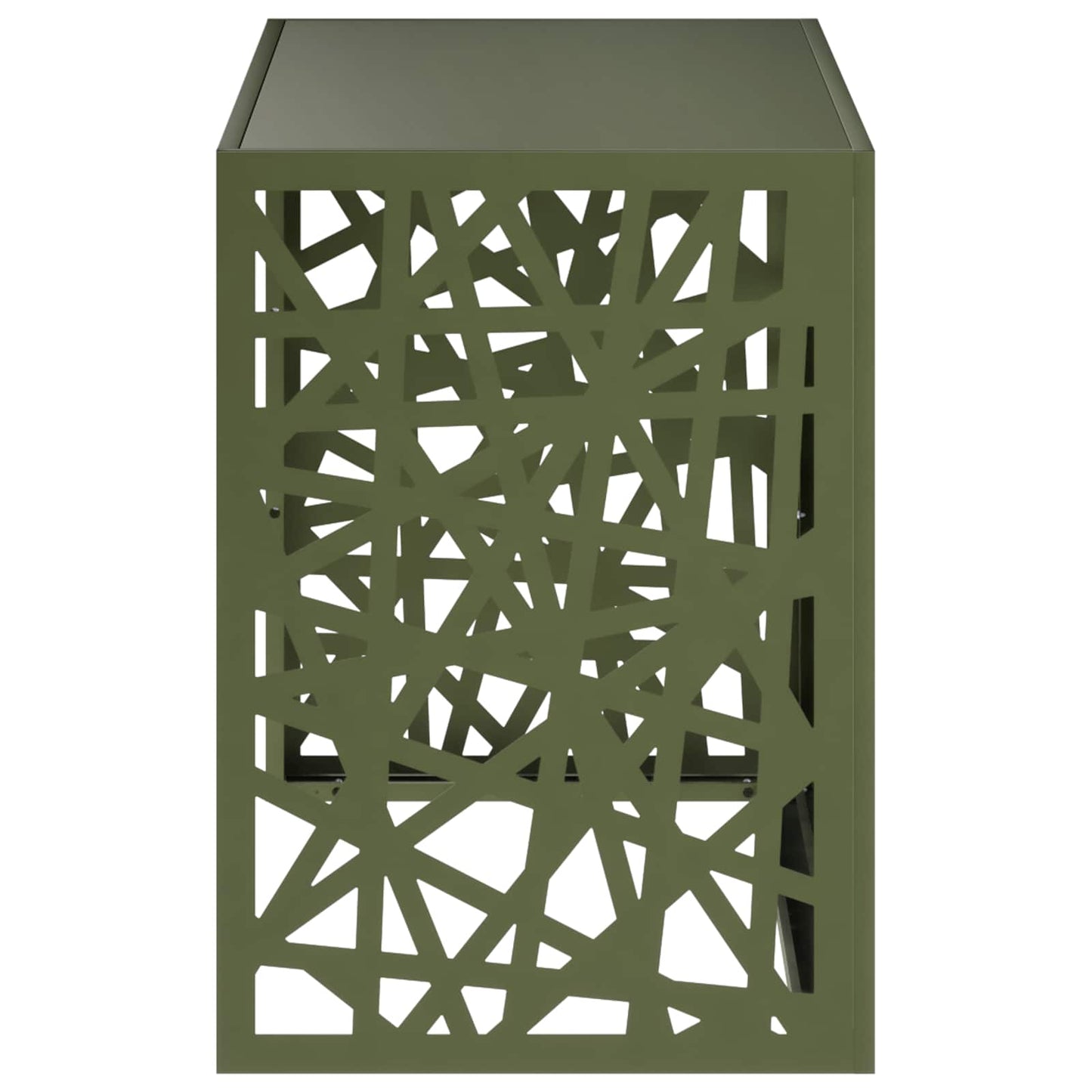 Air Conditioner Cover Olive Green 100 x 50 x 70 cm Steel