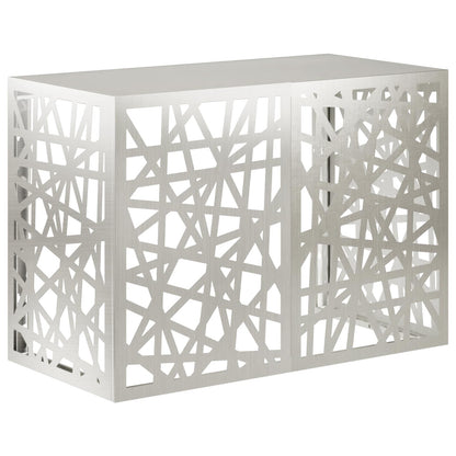 Air Conditioner Cover Silver 100 x 50 x 70 cm Stainless Steel