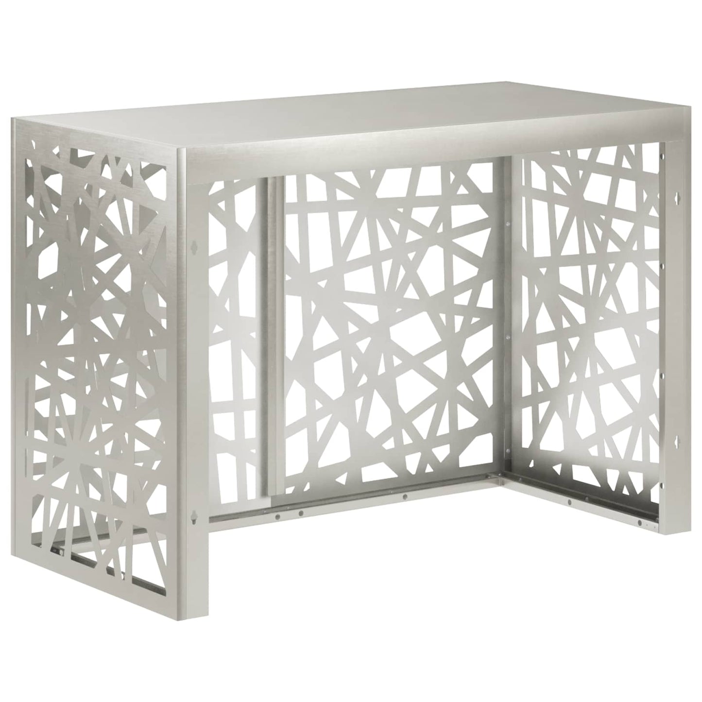 Air Conditioner Cover Silver 100 x 50 x 70 cm Stainless Steel