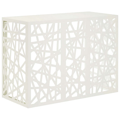 Air Conditioner Cover White 110 x 50 x 80 cm Steel
