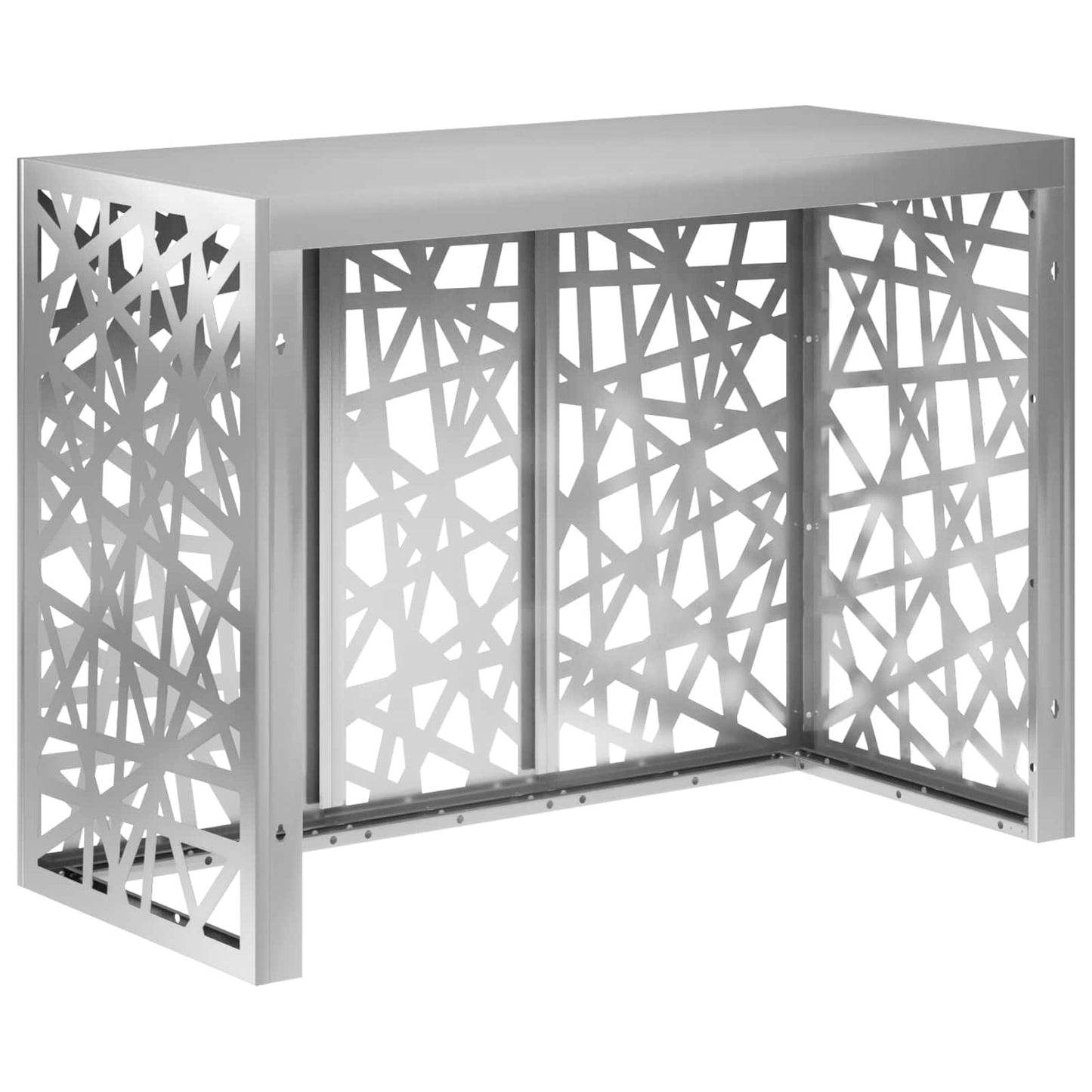 Air Conditioner Cover Silver 110 x 50 x 80 cm Galvanised Steel