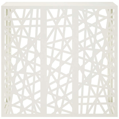 Air Conditioner Cover White 110 x 50 x 105 cm Steel