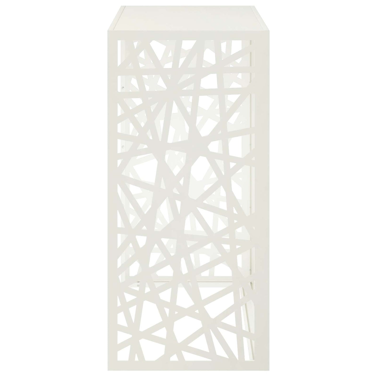 Air Conditioner Cover White 110 x 50 x 105 cm Steel