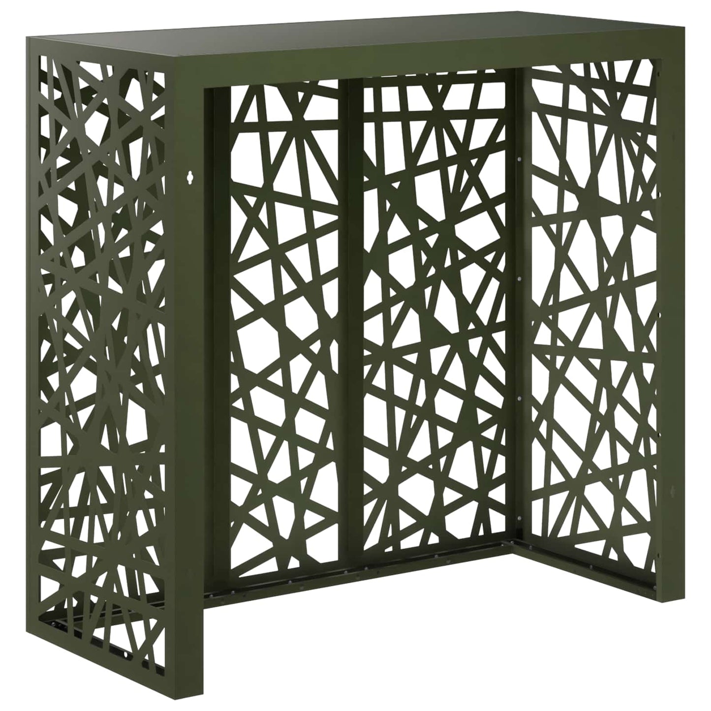 Air Conditioner Cover Olive Green 110 x 50 x 105 cm Steel
