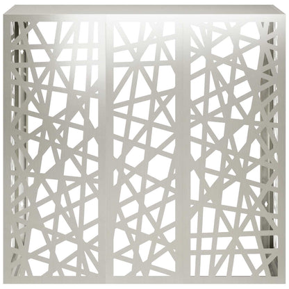 Air Conditioner Cover Silver 110 x 50 x 105 cm Stainless Steel