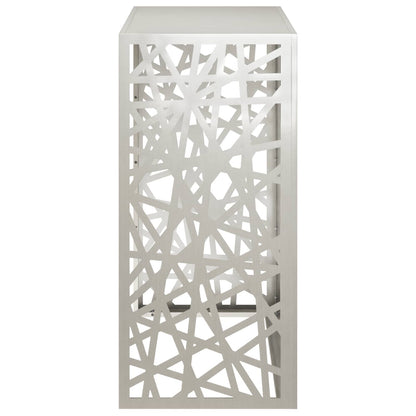 Air Conditioner Cover Silver 110 x 50 x 105 cm Stainless Steel