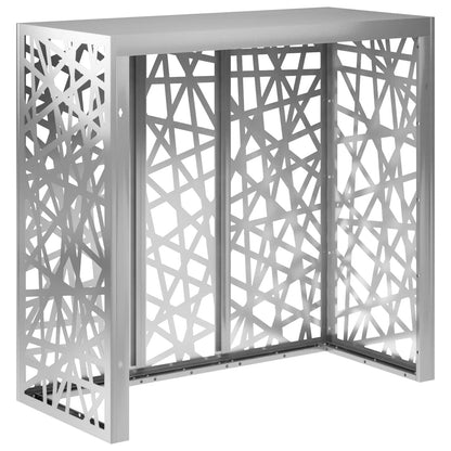 Air Conditioner Cover Silver 110 x 50 x 105 cm Galvanised Steel