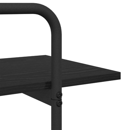 Bookshelf 3-Tier 100 x 35 x 105 cm PB Black Oak