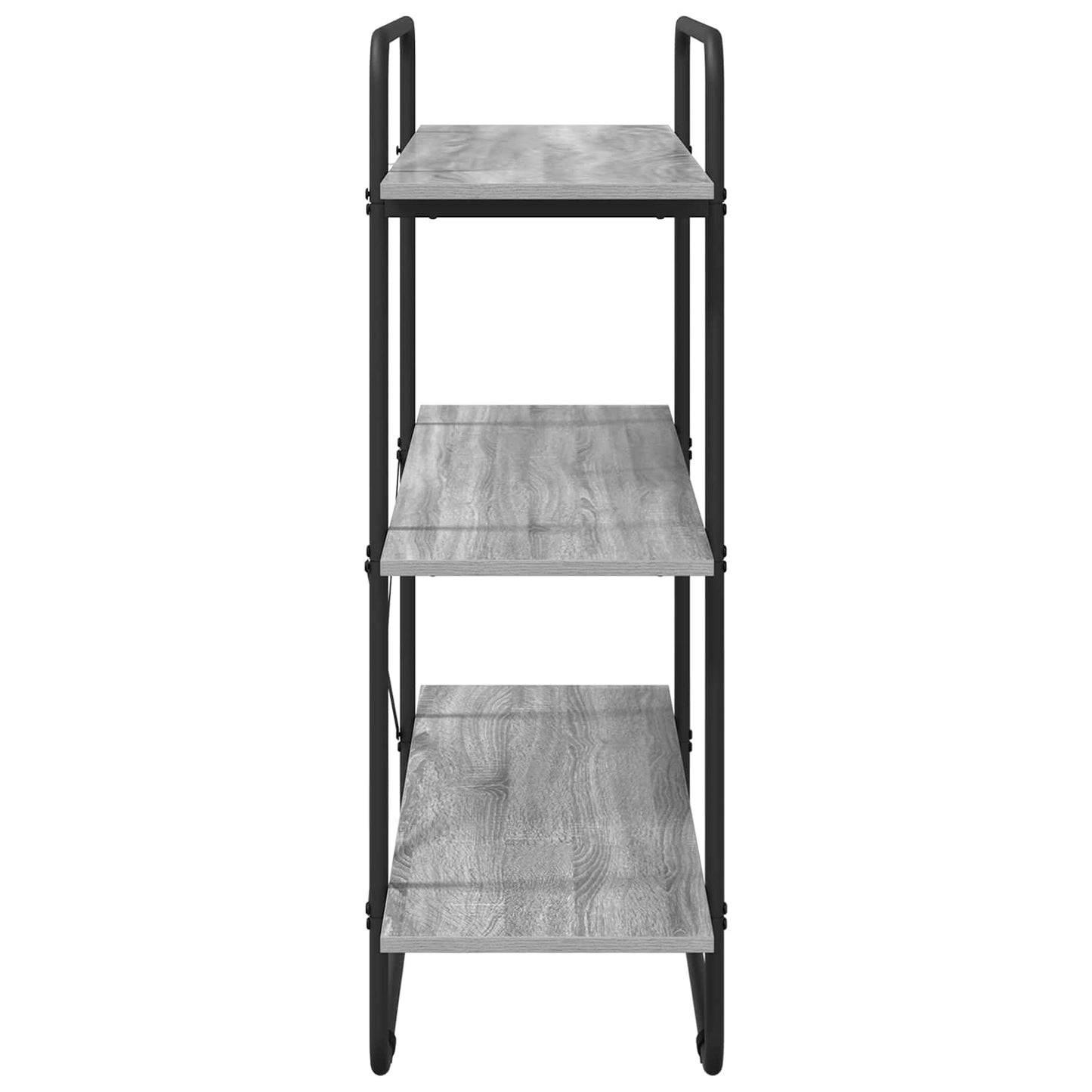 Bookshelf 3-Tier 100 x 35 x 105 cm PB Grey Sonoma