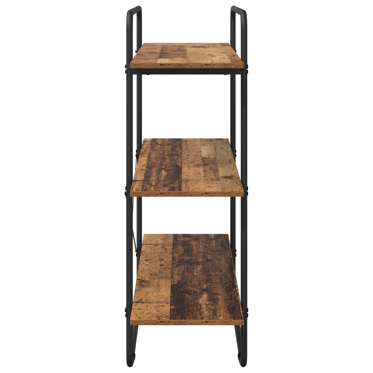 Bookshelf 3-Tier 100 x 35 x 105 cm PB Oak Wood
