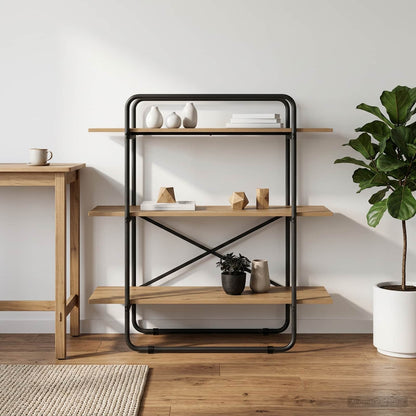 Bookshelf 3-Tier 100 x 35 x 105 cm PB Artisan Oak