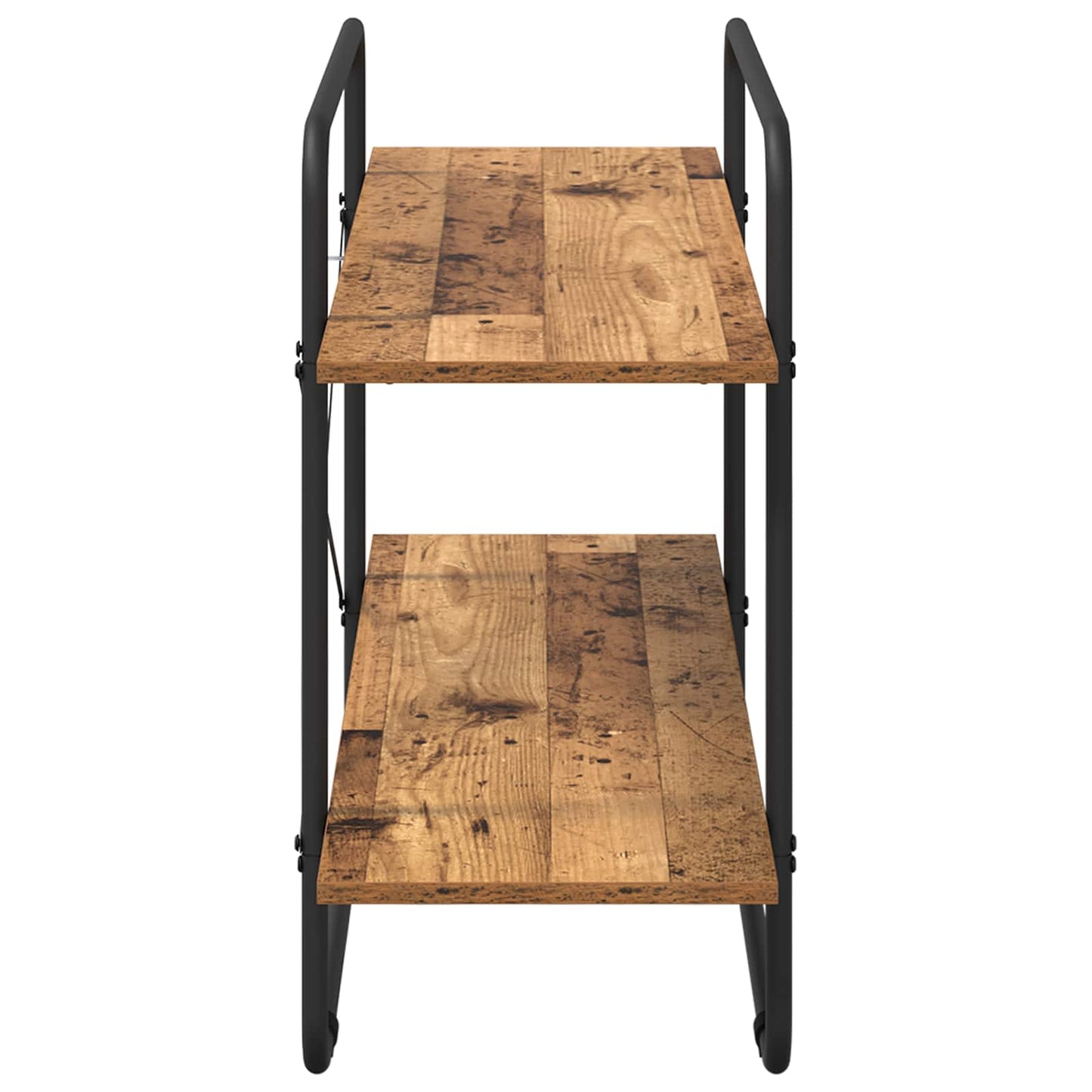 Bookshelf 2-Tier 100 x 35 x 70 cm PB Oak Wood