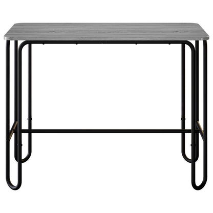 Dining Table 100 x 50 x 75 cm Engineered Wood Grey Sonoma