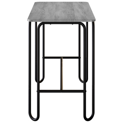 Dining Table 100 x 50 x 75 cm Engineered Wood Grey Sonoma