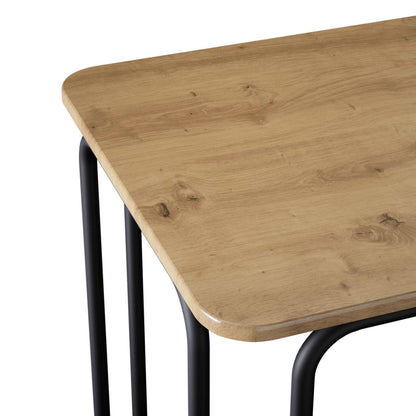 Dining Table 100 x 50 x 75 cm Engineered Wood Artisan Oak