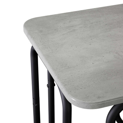Coffee Table Concrete Grey 40 x 40 x 45 cm Engineered Wood