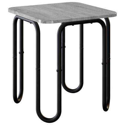 Coffee Table Grey Sonoma 40 x 40 x 45 cm Engineered Wood