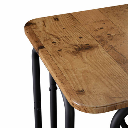 Coffee Table Old Wood 40 x 40 x 45 cm Engineered Wood