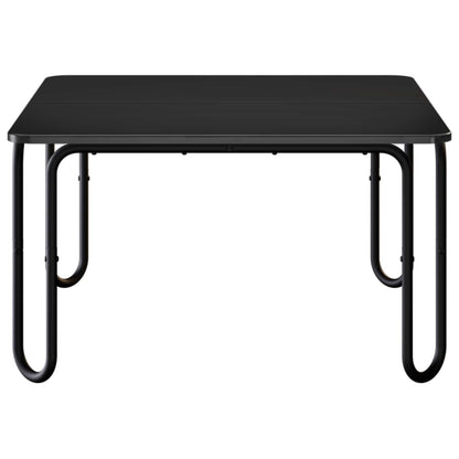 Coffee Table Black 59 x 59 x 45 cm Engineered Wood