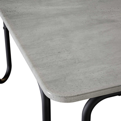 Coffee Table Concrete Grey 59 x 59 x 45 cm Engineered Wood
