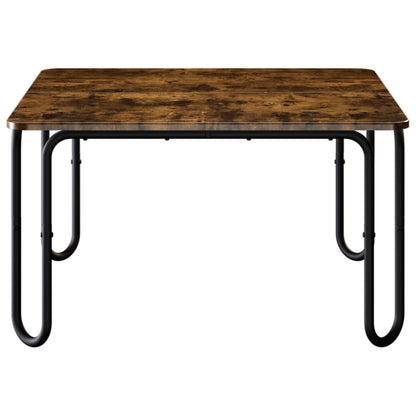 Coffee Table Smoked Oak 59 x 59 x 45 cm Engineered Wood